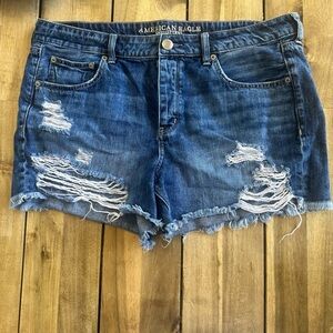 American Eagle Outfitters Distressed Denim Shorts